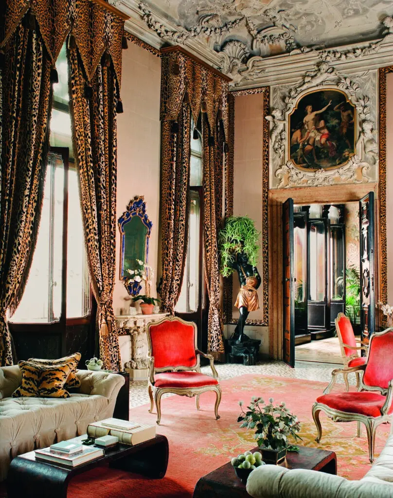 Tony Duquette and Hutton Wilkinson, Palazzo Brandolini for Mr. & Mrs. John N. Rosekrans Jr., Venice, 1980s