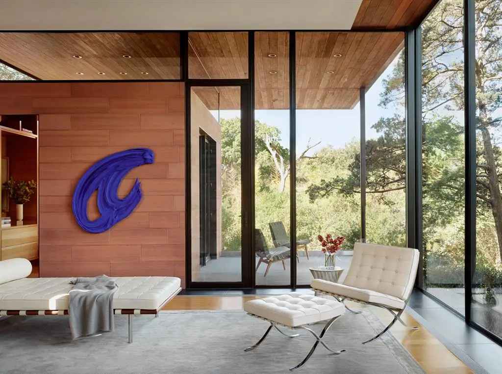 Clean lines and gorgeous materials welcome you in. 