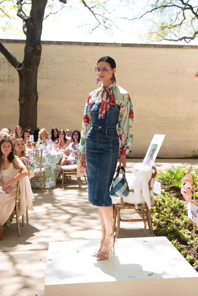 Dec My Room models sported spring fashions from Neiman Marcus. (Photo by Tamytha Cameron)