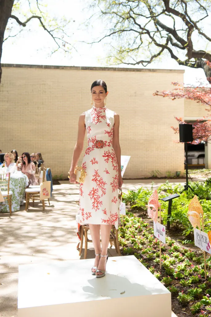 Dec My Room models sported spring fashions from Neiman Marcus. (Photo by Tamytha Cameron)
