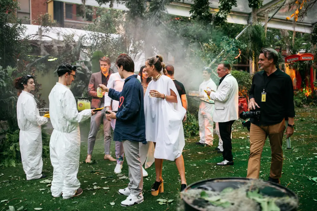 Attendees were enveloped in fog at the apocalyptic-themed bash (Photo by Beckley & Co)