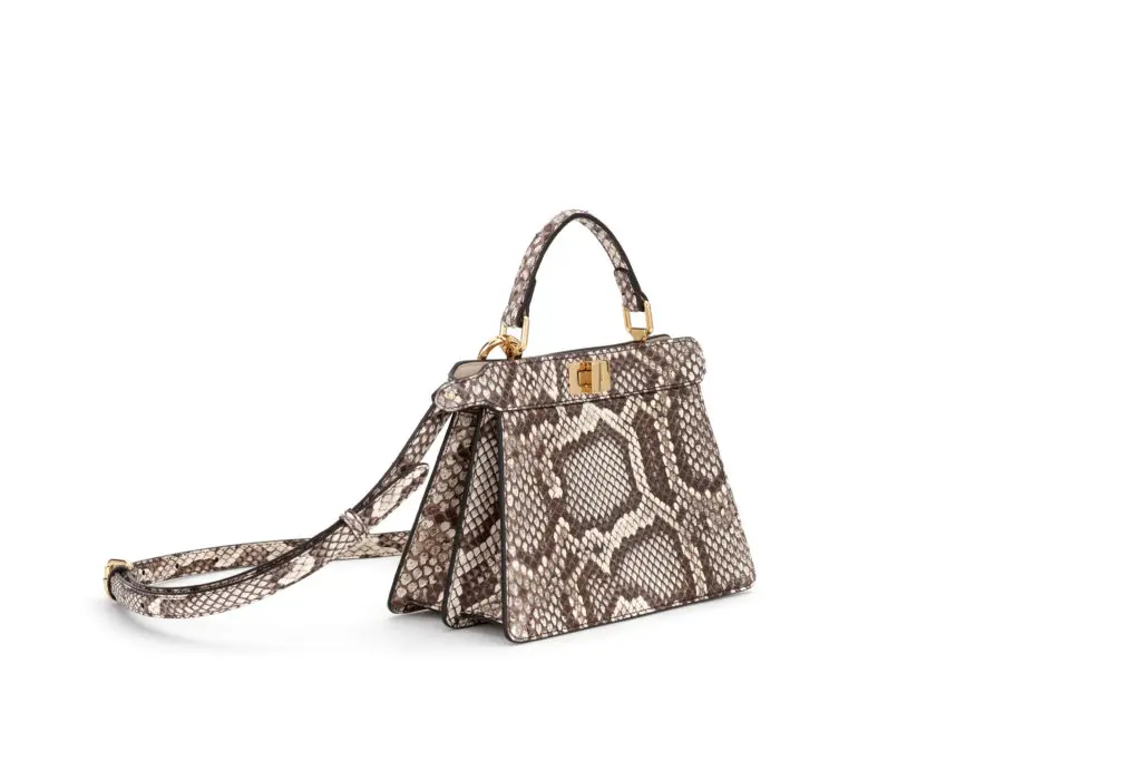 FENDI Python Peekaboo ISeeU Petite Handbag, $5,300