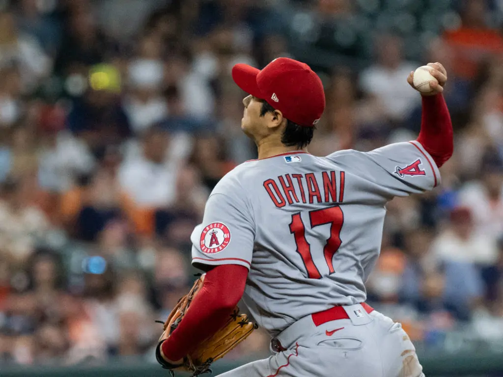 Shohei Ohtani's slider reached a new level of nastiness against the Houston Astros. (Photo by F. Carter Smith)