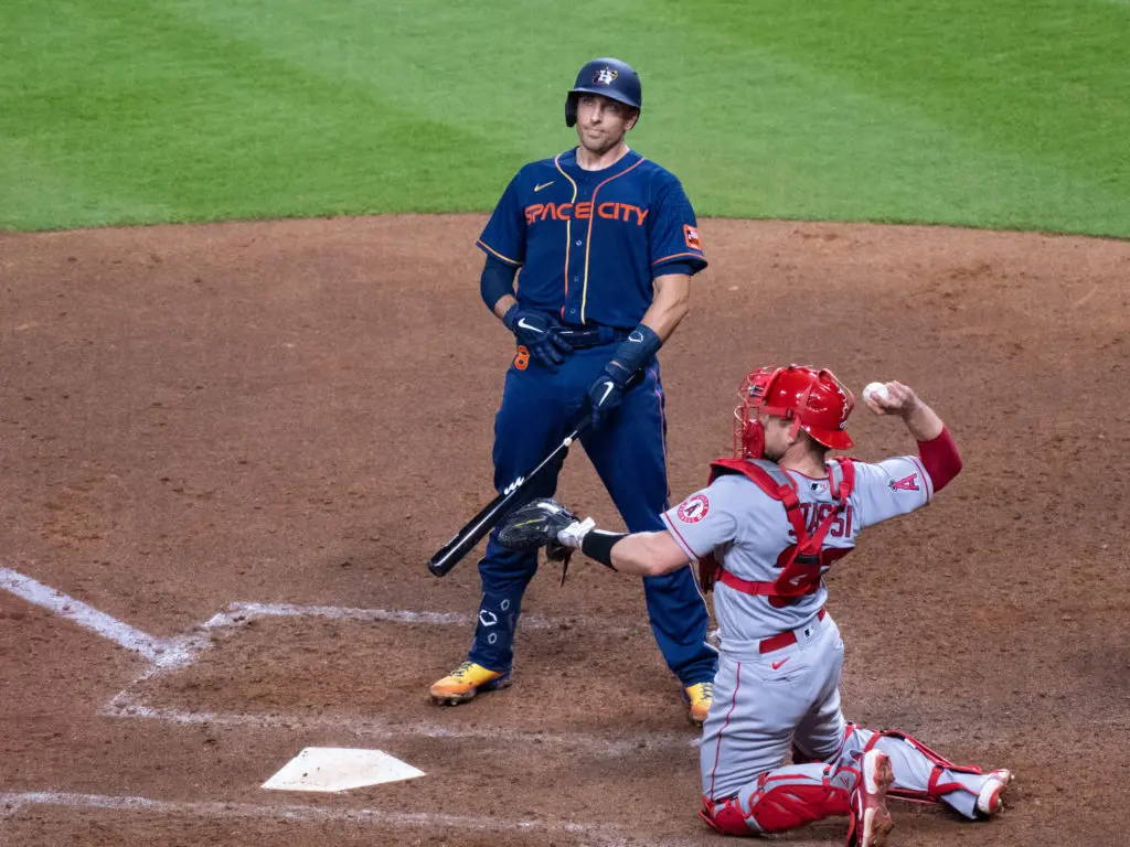 The Astros' new Space City uniforms looked good at least. (Photo by F. Carter Smith)