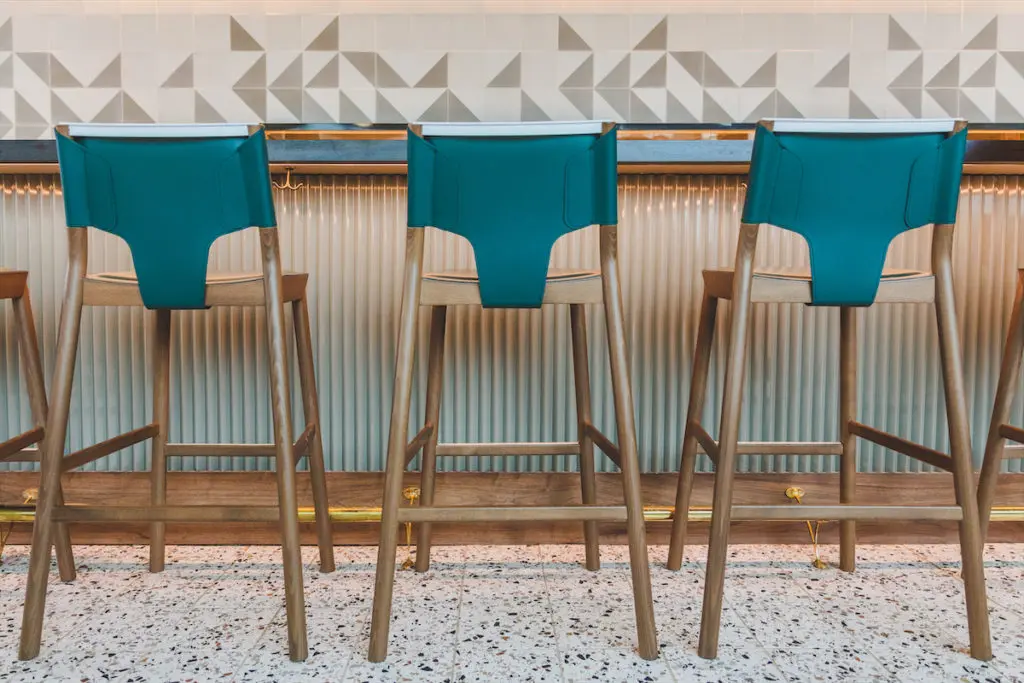Barstools at Meridian. 