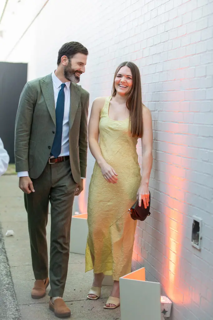 Bart Barrett, Melissa Landrum at the Studio Menil Fun & Games evening (Photo by Miroma Photography)