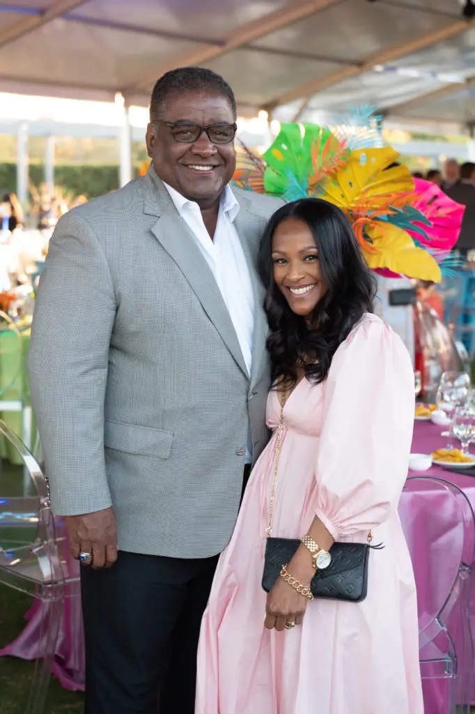 Shawn Taylor, Caprice Castleberry at Memorial Hermann's Light it Up evening (Photo by Wilson Parish)