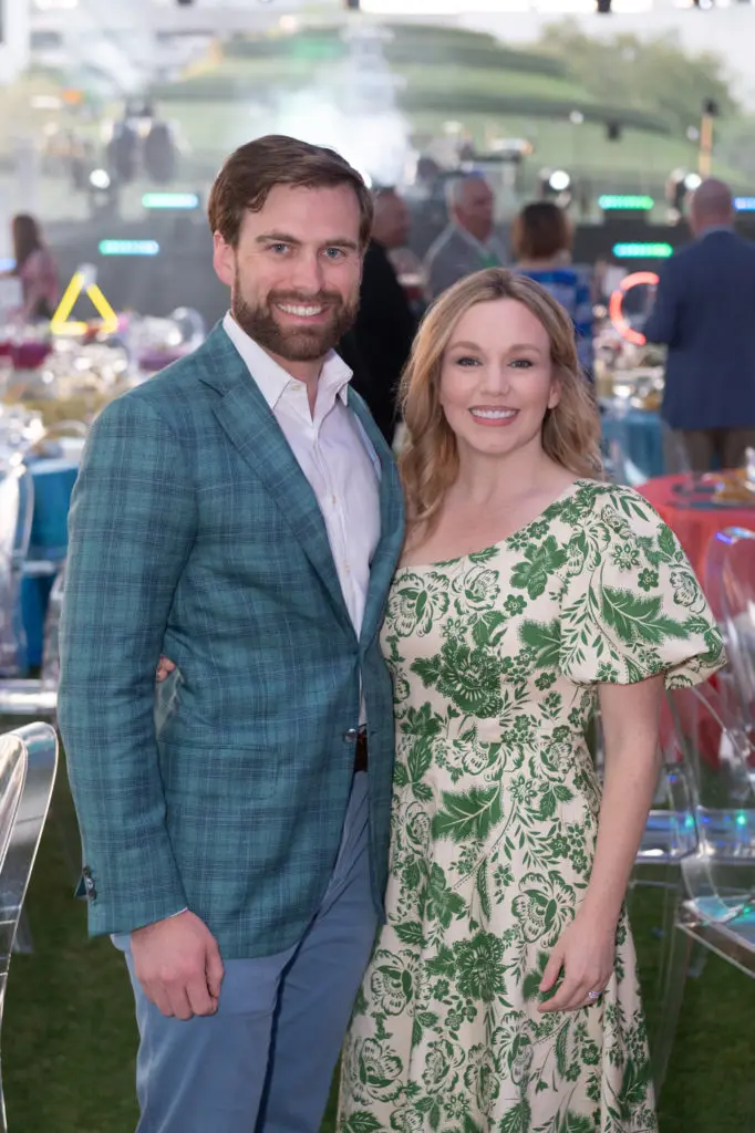 Jason & Stacy Johnson at Memorial Hermann's Light it Up evening (Photo by Wilson Parish)