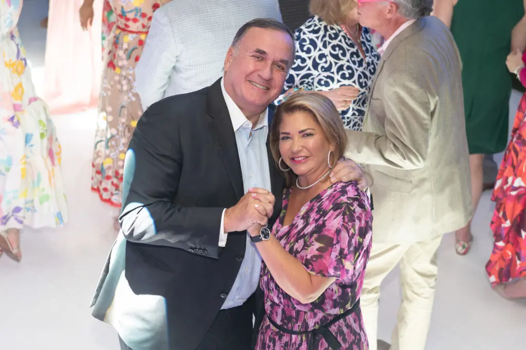 Steve & Leticia Trauber at Memorial Hermann's Light it Up evening (Photo by Wilson Parish)