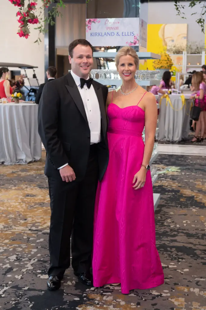 Presidents-elect Carrie & John Hays Compton at the Children’s Fund gala at the Post Oak Hotel (Photo by Wilson Parish)
