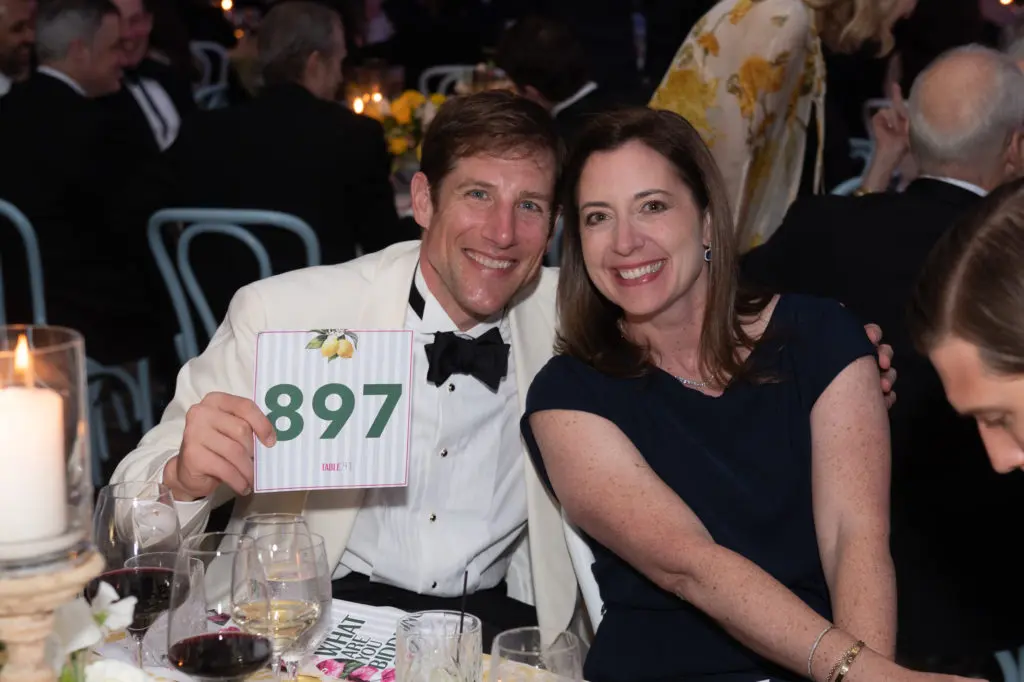 Michael & Georgia Piazza at The Children's Fund 50th anniversary gala (Photo by Wilson Parish)