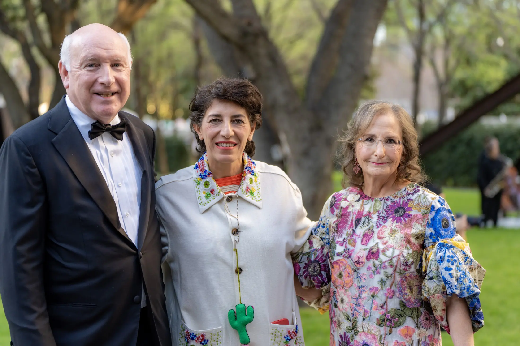 David Haemisegger, Nairy Baghramian, Nancy Nasher (Photo by Amanda Marie Photographie)