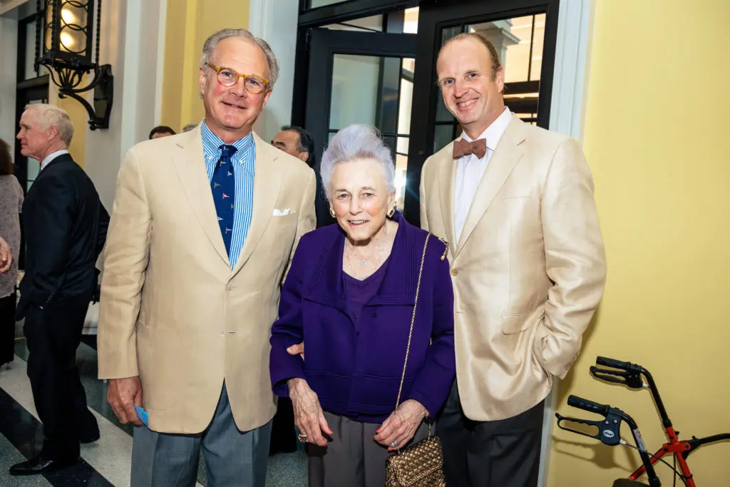 David Lummis, Marilyn Lummis, Marvin Lummis at Rice University's 'A Celebration for Brockman Hall for Opera' (Photo by Scott Julian)