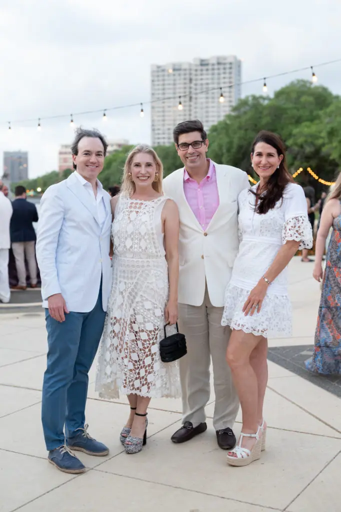 Danny & Isabel David, John & Kristen Berger at Hermann Park Conservancy's 'Evening in the Park' (Photo by Daniel Ortiz)