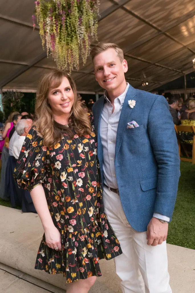 Mary Patton, Kyle Dutton at Hermann Park Conservancy's 'Evening in the Park' (Photo by Daniel Ortiz)