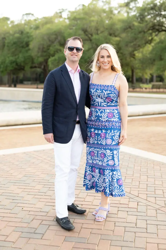 Travis & Kathryn Boeker at the Hermann Park Conservancy 'Evening in the Park' (Photo by Daniel Ortiz)