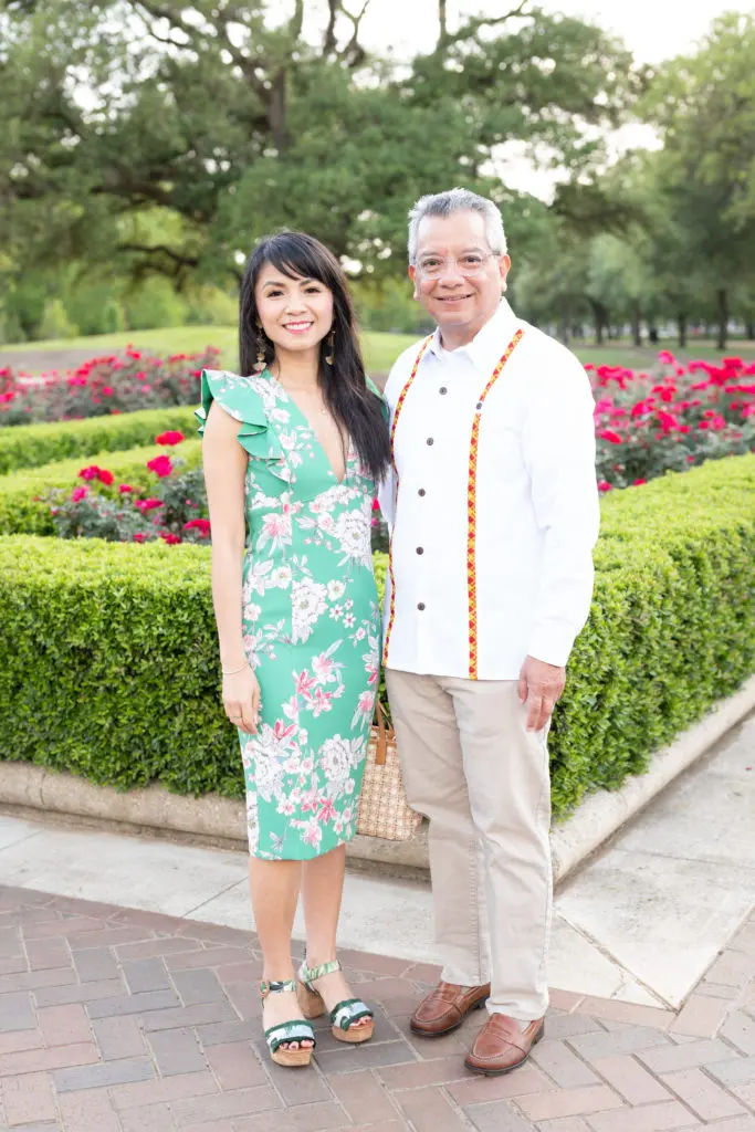 Van Ngo & David Ruiz at Hermann Park Conservancy's 'Evening in the Park' (Photo by Daniel Ortiz)