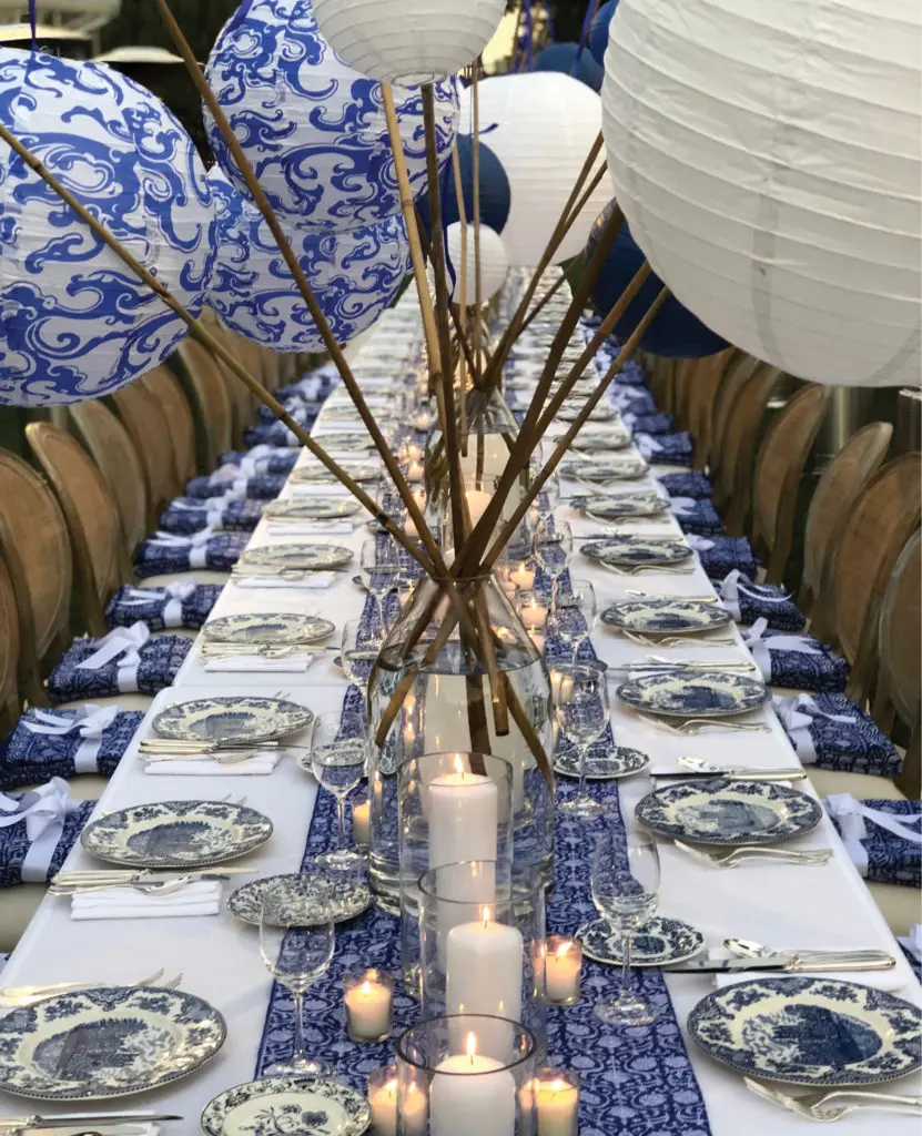 Blue and white never fails