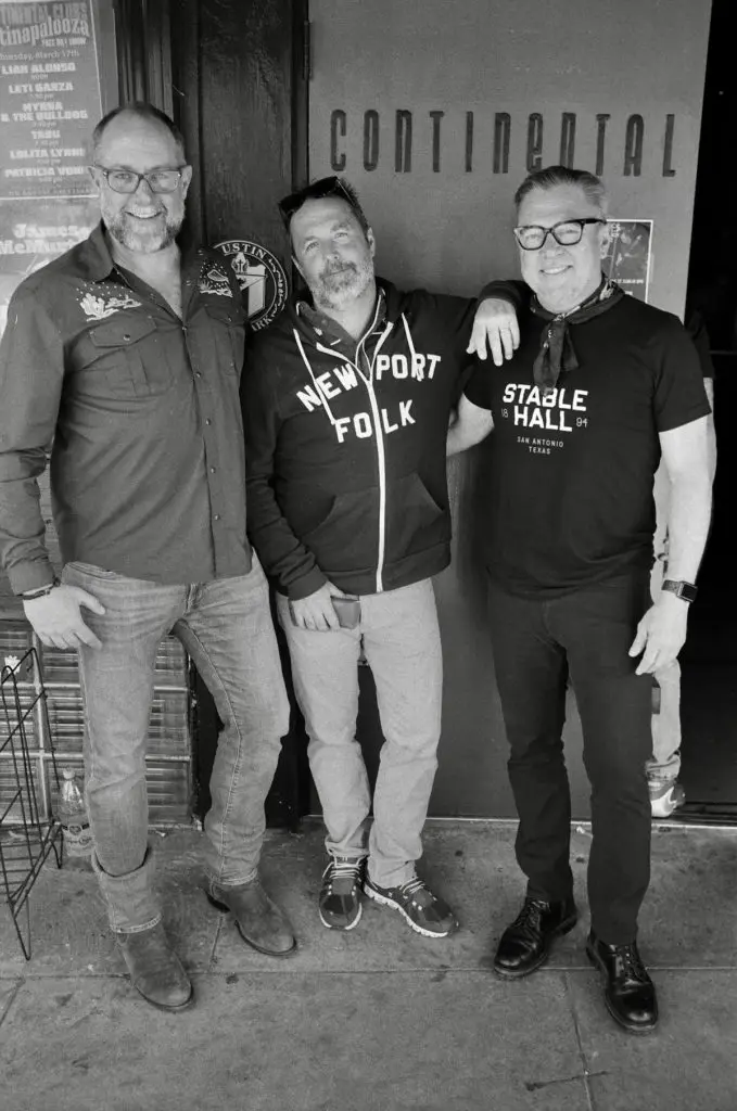 Erick Schlather, Jay Sweet, Brandt Wood at The Continental Club (Photo by  Rahm Carrington and CJ Strehlow)