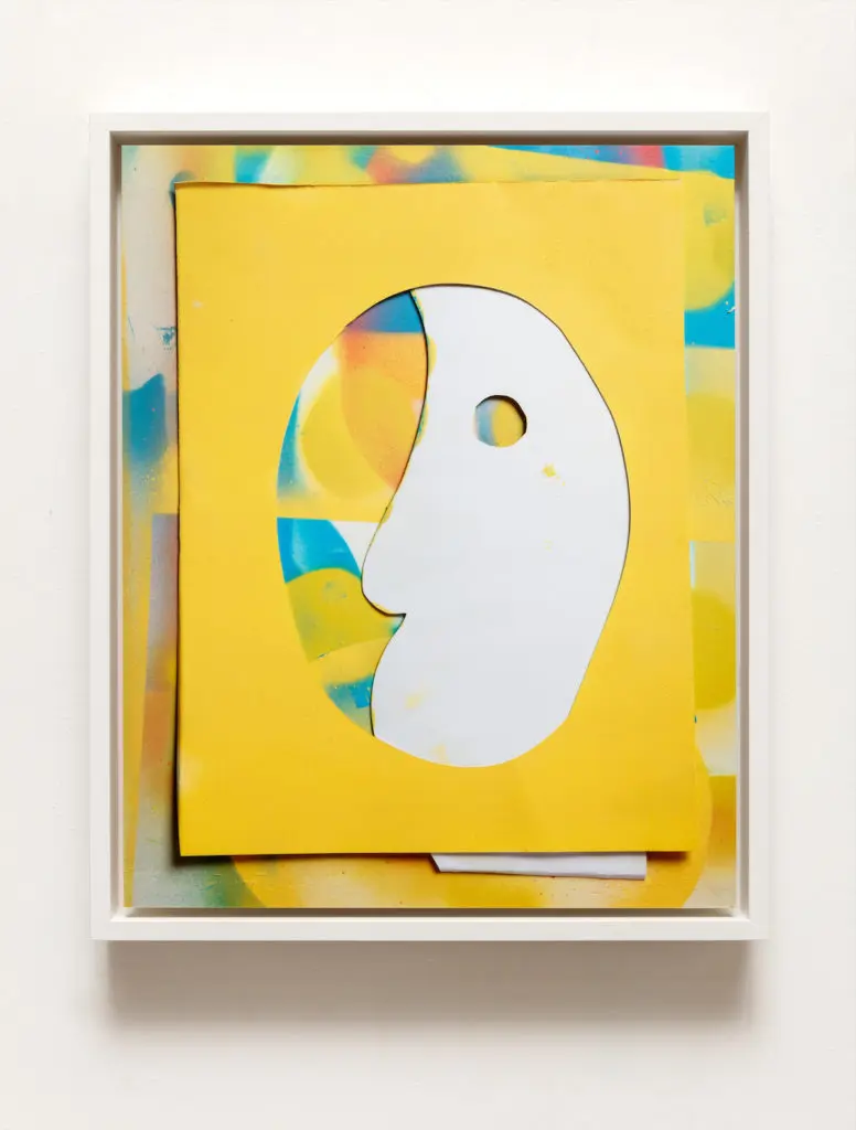 Kevin Todora’s "Yellowboy," 2022, at Erin Cluley Gallery.