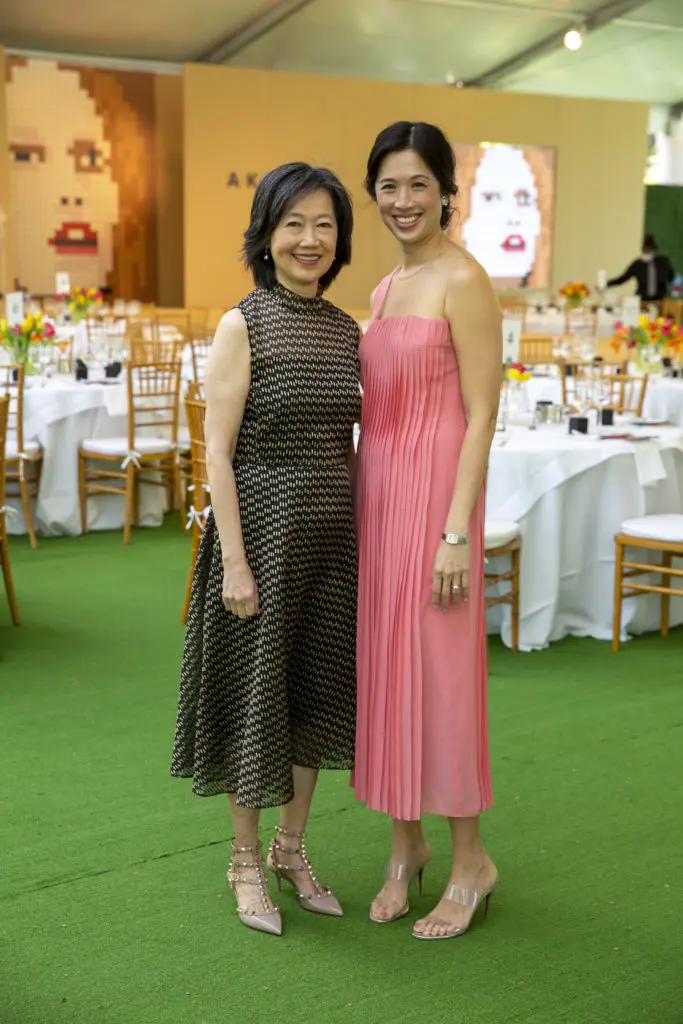 Bayou Bend Collection and Gardens luncheon chairs Anne Chao, Carolyn Chao Sabat (Photo by Jenny Antill)