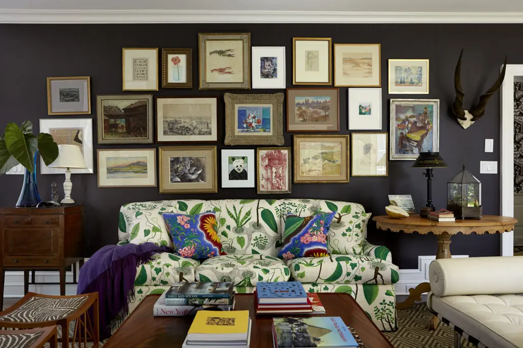 A living room designed by Philip Gorrivan