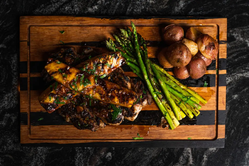 The Warwick's Hawaiian ribeye steak was inspired by a much-loved dish on Houston's menu. (Photo by Raydon Creative)