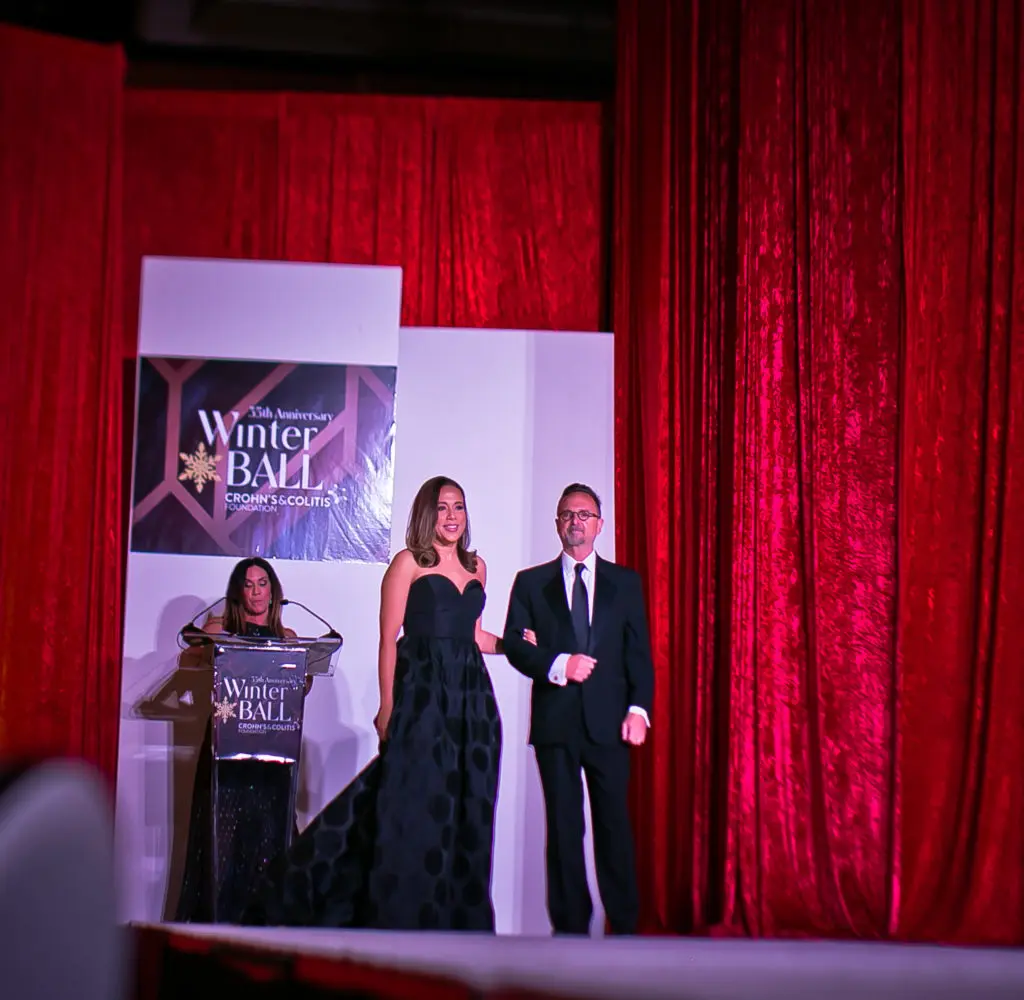 2022 Women of Distinction honoree Heidi Smith, escorted by Charlie Weiss Susan, Edward Osterberg, Cheryl Byington (Photo by Morris Malakoff)