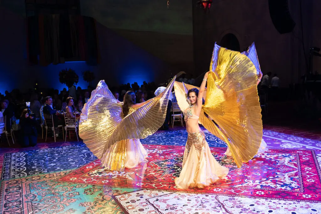 Belly dancers at the Houston Grand Opera Ball (Photo by Wilson Parish)