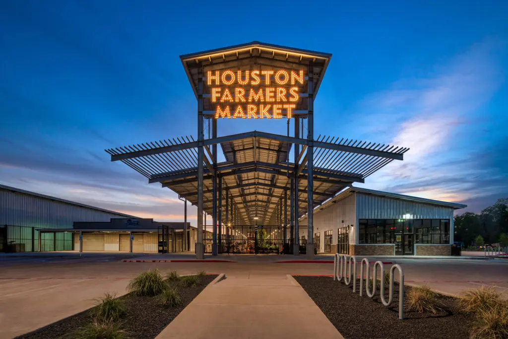 Retail Architectural Design, Studio Red Architects, for Houston Farmers Market (Photos Michael Craft)