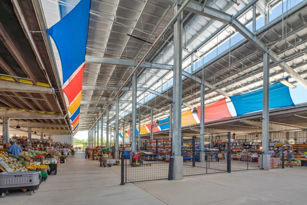 Retail Architectural Design, Studio Red Architects, for Houston Farmers Market (Photos Michael Craft)