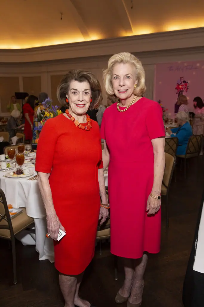 Jeanie Kilroy Wilson, Elise Joseph at the Salvation Army Women's Auxiliary Reflections on Style luncheon (Photo by Jenny Antill)