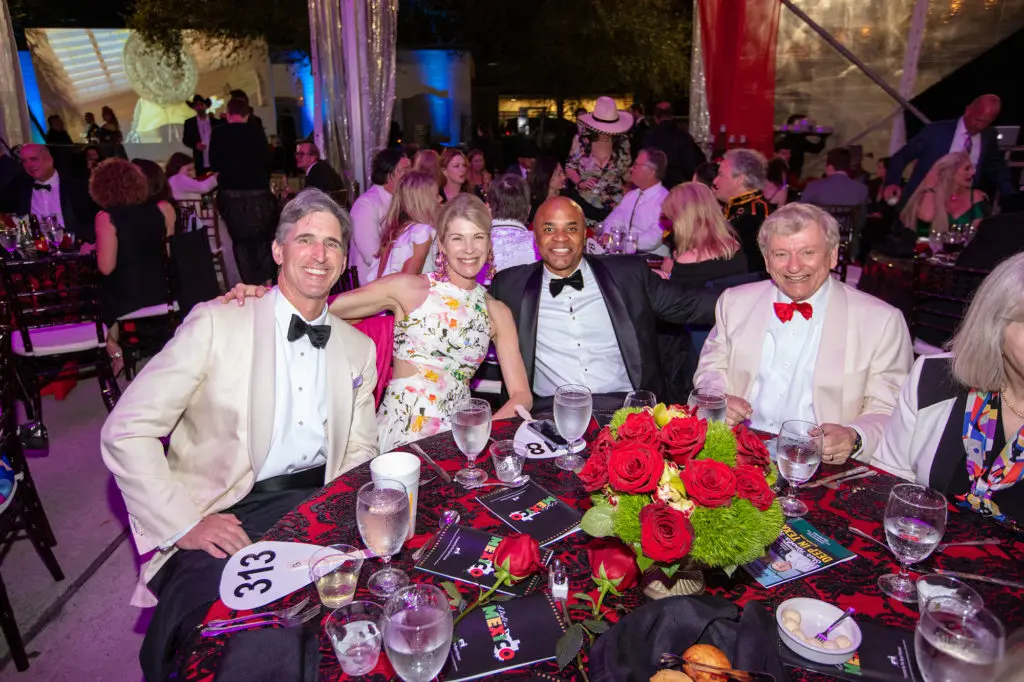 Jim & Kate Lykes, Rick Smith, Rusty Hardin (Photo by Michael Mckenny) 