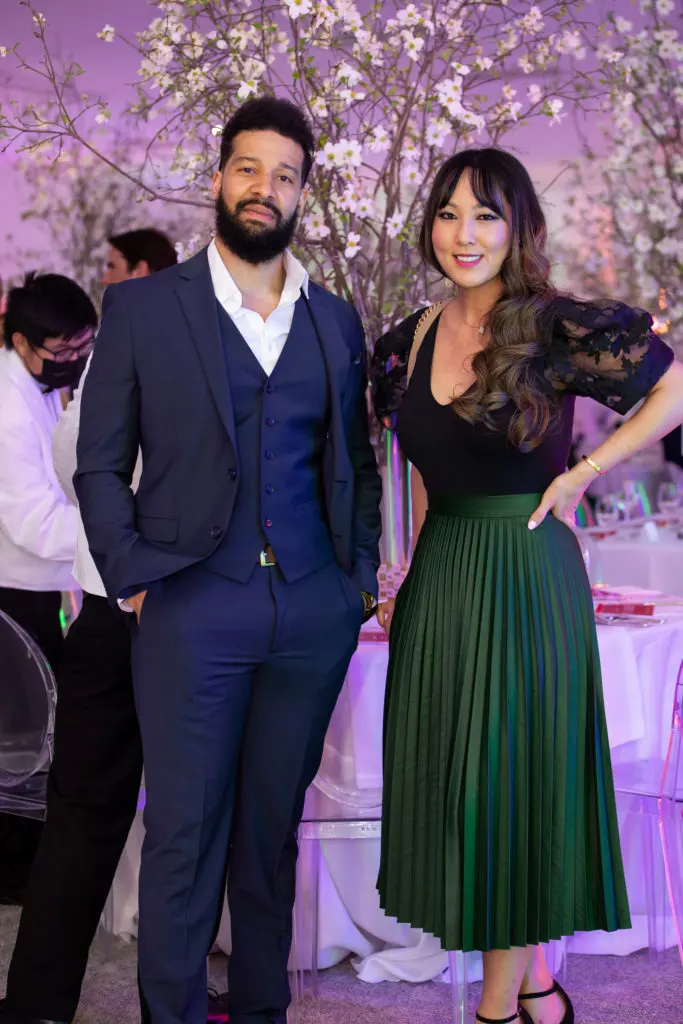 John Deberry, Jessica Delgado at the Studio Menil Fun & Games evening (Photo by Miroma Photography)