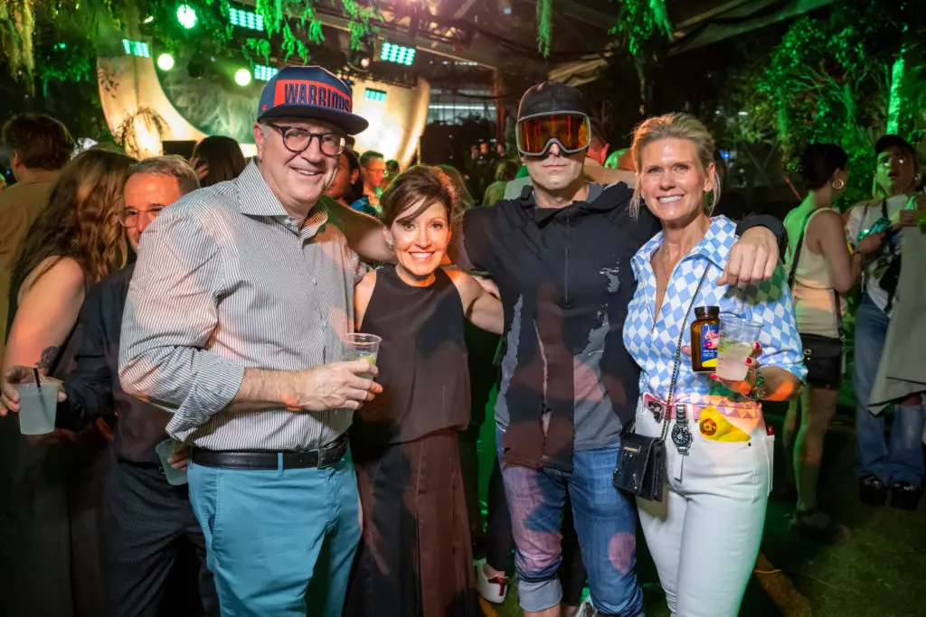 John and Marlene Sughrue, Jeremy Buonamici, Jill Sager (Photo by Bruno) 