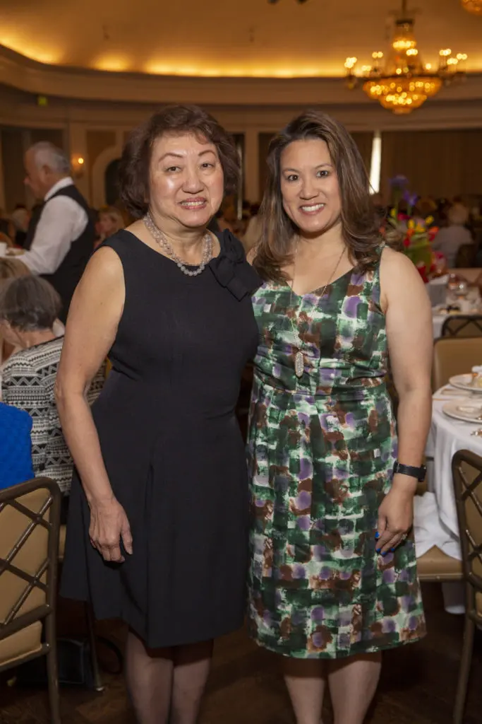 Judy Chong, Erin Joe at the Salvation Army Women's Auxiliary Reflections on Style luncheon (Photo by Jenny Antill)
