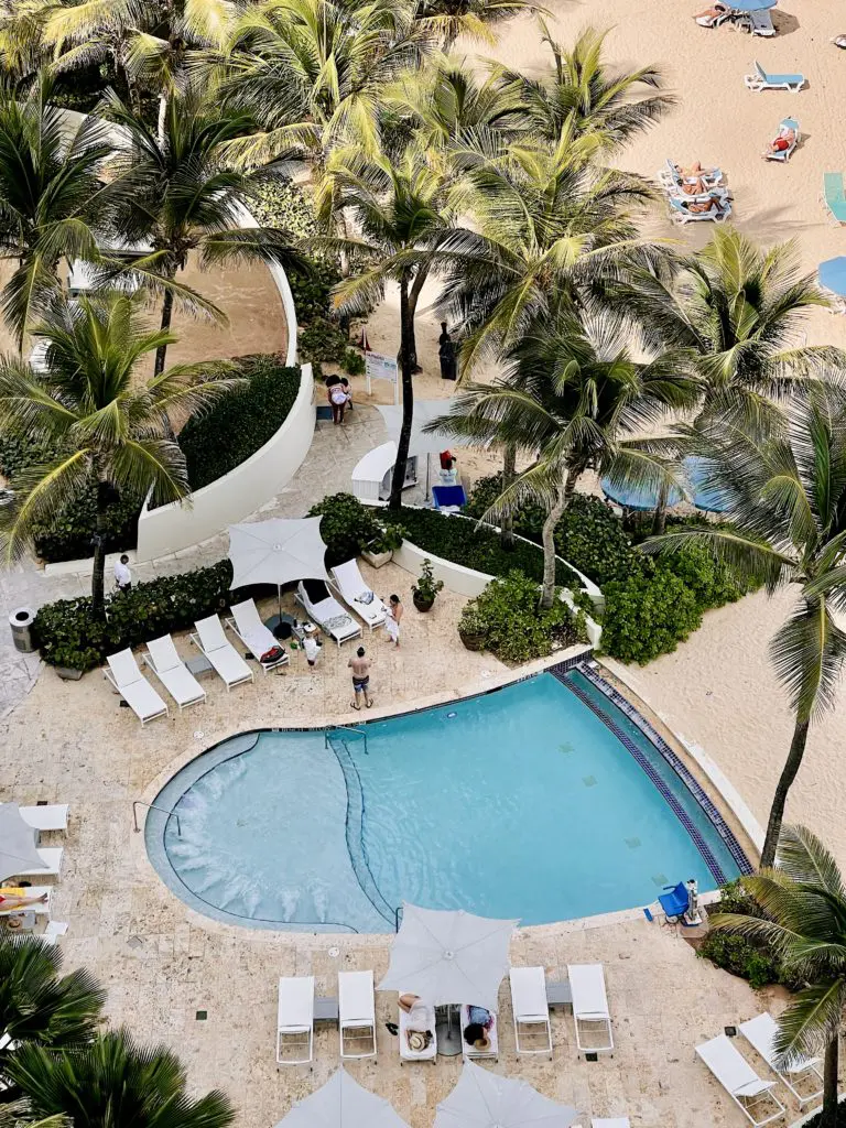 The best beach in the Condado District is directly in front of La Concha Resort. (photo by Kira MacLean)