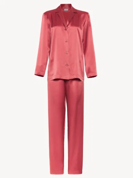La Perla Rose Noisette silk pajama set ($485)
