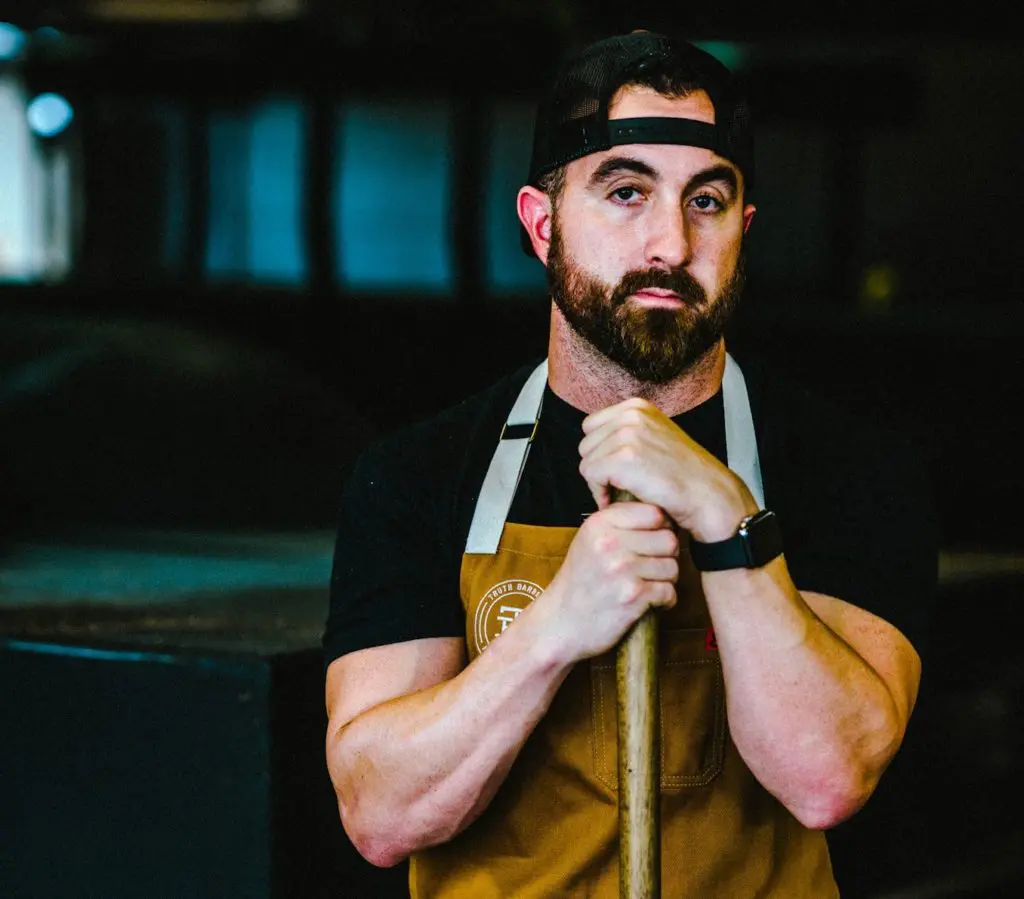 Pitmaster Leonard Botello IV owner of TRUTH BBQ. (Photo by Ben Sassanian)