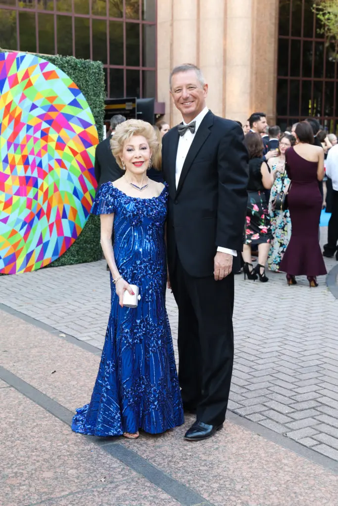 Margaret Alkek Williams, David Wuthrich at the Society for the Performing Arts gala (Photo by Priscilla Dickson)