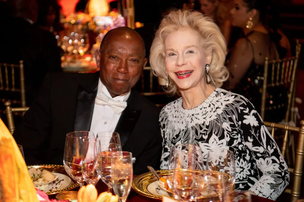 Mayor Sylvester Turner, Lynn Wyatt (Photo by Michelle Watson)