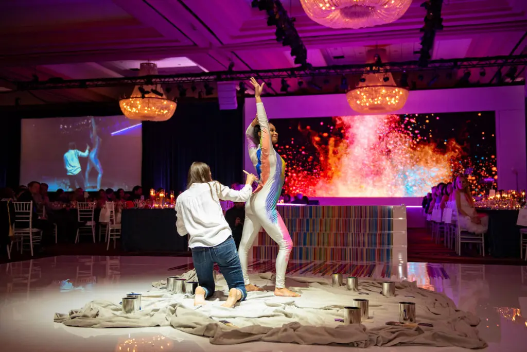 A performance in honor of those we've lost to cancer.  (Photo by Tamytha Cameron and Thomas Garza)