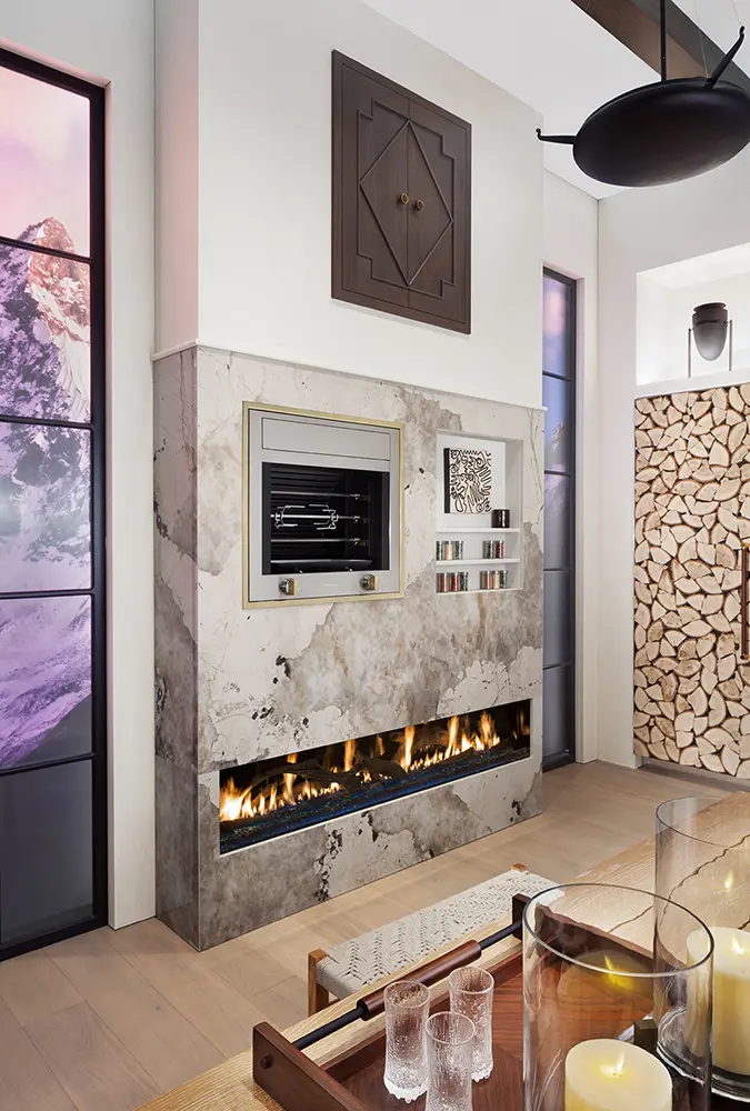 Monogram has appliances to match any aesthetic, including a mountain villa.