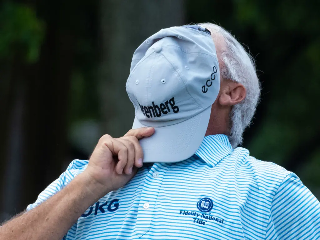 Fred Couples is still a very demonstrative golfer, good shots and bad. (Photo by F. Carter Smith)