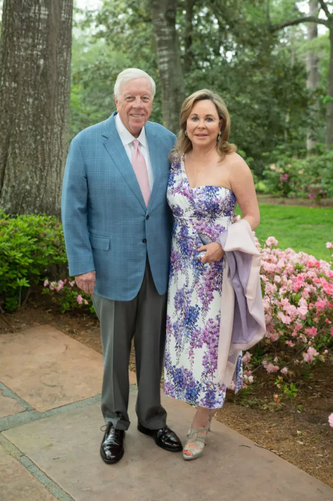Rich & Nancy Kinder at the Bayou Bend Garden Party (Photo by Wilson Parish)