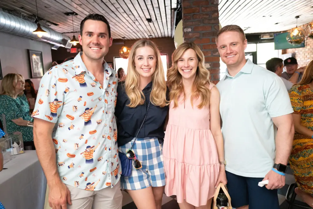 Richard & Courtney Campo, WOW president Marianna & Matt Corcoran at the Women of Wardrobe Spring Fling (Photo by Photos by Daniel Ortiz)