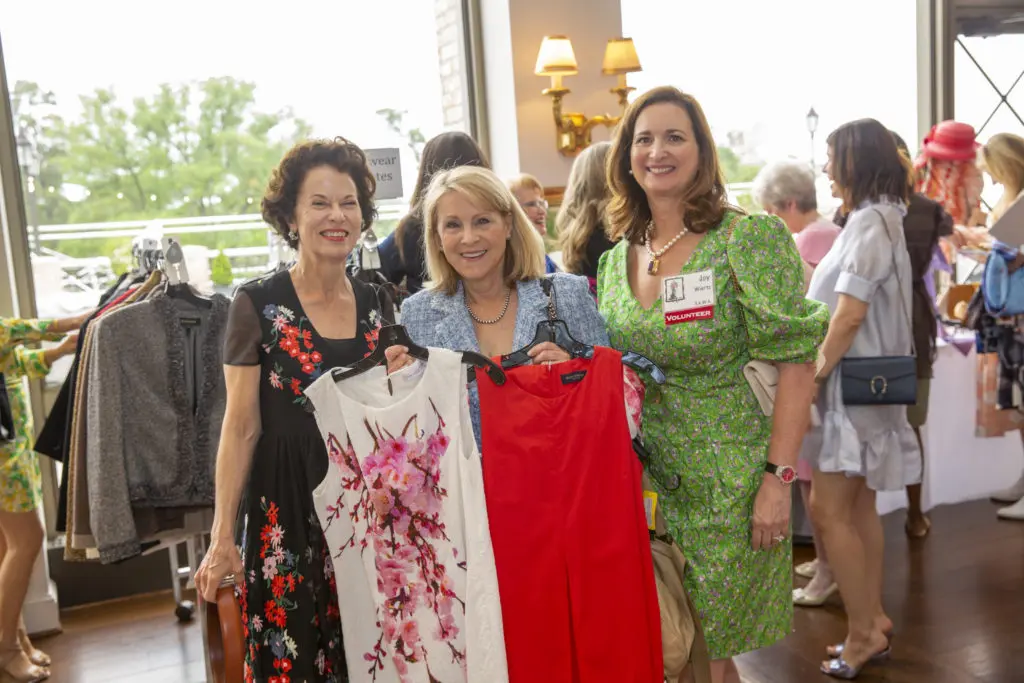 Ruth Ann Reyenga, Ronda Jones, Joy Wuertz at the Salvation Army Women's Auxiliary Reflections on Style luncheon (Photo by Jenny Antill)