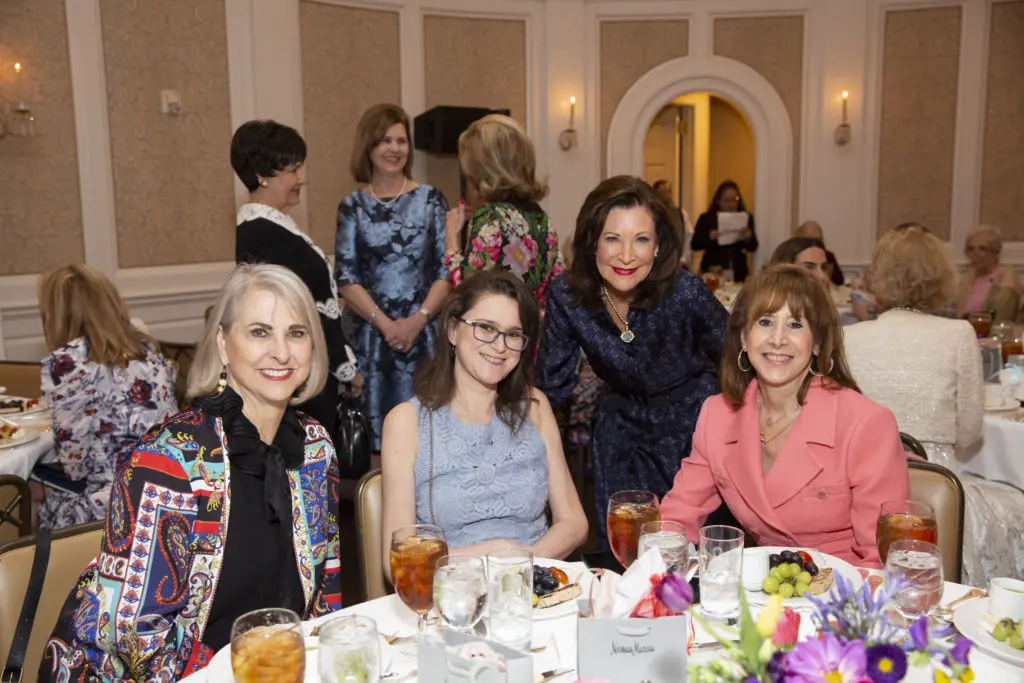 Susan Hansen, Cristina Bailey, Betty Hncir, Vicki West at the Salvation Army Women's Auxiliary Reflections on Style luncheon (Photo by Jenny Antill)