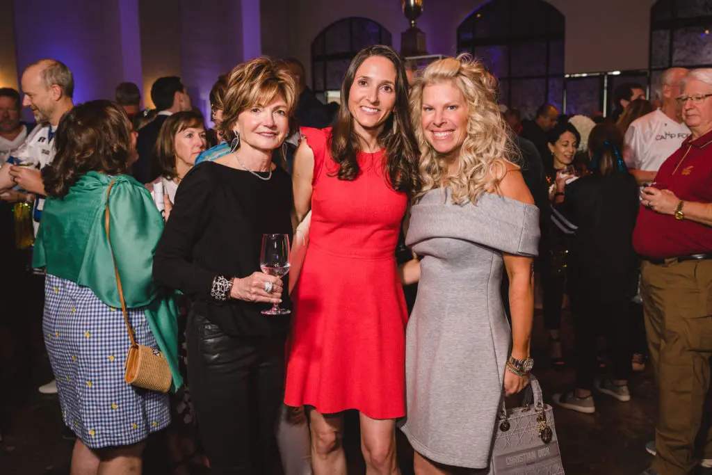 Toni Miller, Allison Leibman, Jennifer Zach at the Camp for All Homecoming gala (Photo by Johnny Than)