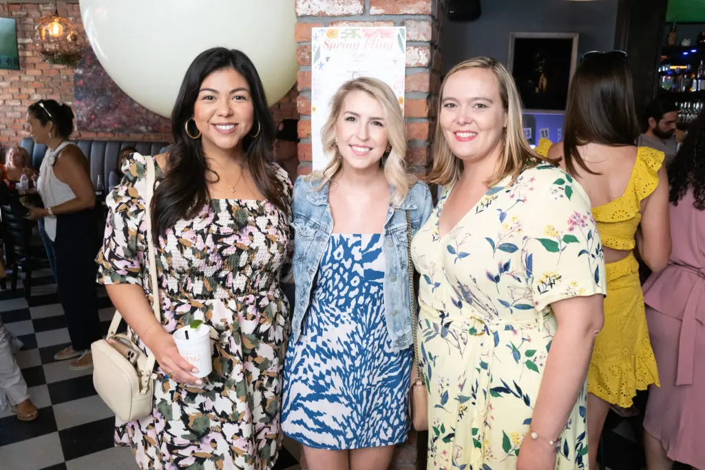 Victoria Villarreal, Grace Gosnell, Anna Gryska at the Women of Wardrobe Spring Fling (Photo by Photos by Daniel Ortiz)